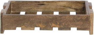 HUBERT Short 1/3 Size Mango Wood Riser - 14 1/4" L x 7 3/4" W x 3 2/5" H