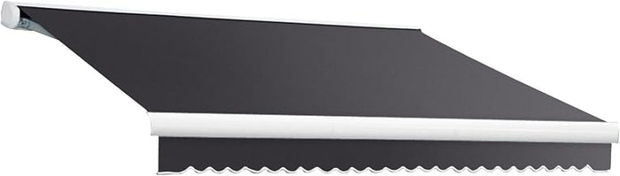Awntech Retractable Awning Right Motor 24'W x 10'D x 10" H Gun Metal Gray