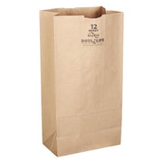 12 lb Heavyduty Shorty Lion Flat Bottom Paper Husky Bag Kraft | 400/Pack by DURO – Rectangle, 12.0 pounds, Paper, Kraft, Pack of 400