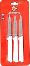 Mundial SCW0547-4 4-Inch Paring Knife Collection, Set of 3, White
