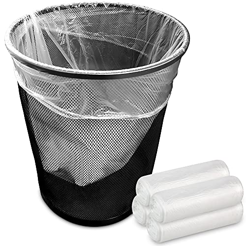 Stock Your Home 50 Count (Pack of 4) / 4 Gallon / Clear Trash Bags