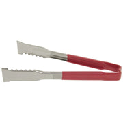 Kool-Touch 9-1/2 Red Handled VersaGrip Tong" by Vollrath – Stainless Steel, Red, Model 4790940