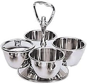 Admiral Craft Adcraft Stainless Steel 4 Bowl Revolving Server