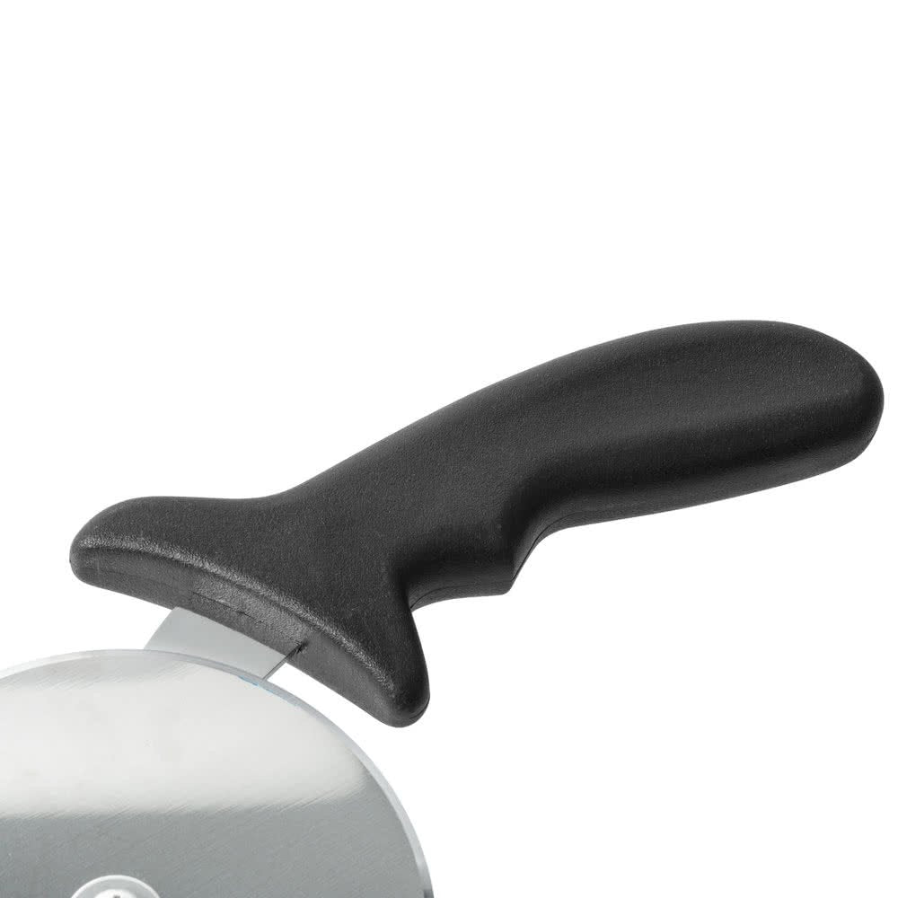 4" Plastic Handle Pizza Cutter by Royal Industries – Black, Model ROY PC 4 P