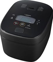 Zojirushi Nw QAC18 10 Cup Induction Rice Cooker and Warmer (Black) | Custom cooking pan, double nonstick coating, LCD controls, delay timer