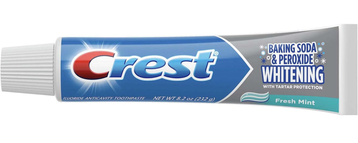 Bspx Whitening 8.2z Crest Baking Soda & Peroxide Toothpaste W/Tartar Control Fresh Mint (1 pack) – 2.73 Ounce (Pack of 3), Pack of 3, Model PPAX1146285
