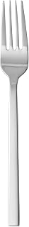 Fortessa Arezzo 18/10 Stainless Steel Flatware, Salad Fork, 7", Set of 12, Brushed Stainless Steel