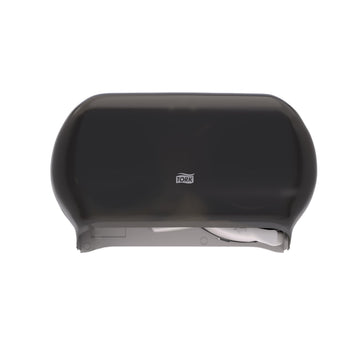 Tork Twin Toilet Paper Roll Dispenser Smoke, 59TR (Pack of 1)