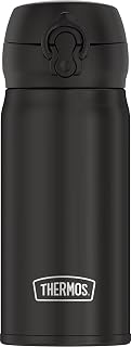 THERMOS 12oz Stainless Steel Direct Drink Bottle, Black