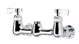Royal Series 8 Inch Center Wall Mount Faucet Body by Krowne – 11"L x 16"W x 3"H, Brass, Model 14-8XXL