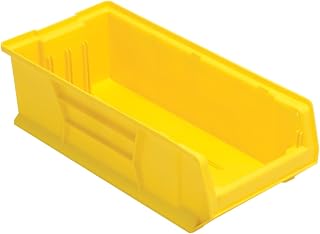 QUANTUM STORAGE SYSTEMS QUS952YL HULK Heavy Duty Part Organizer Yellow Bins 24" L x 11" W x 7" H 4 Pack