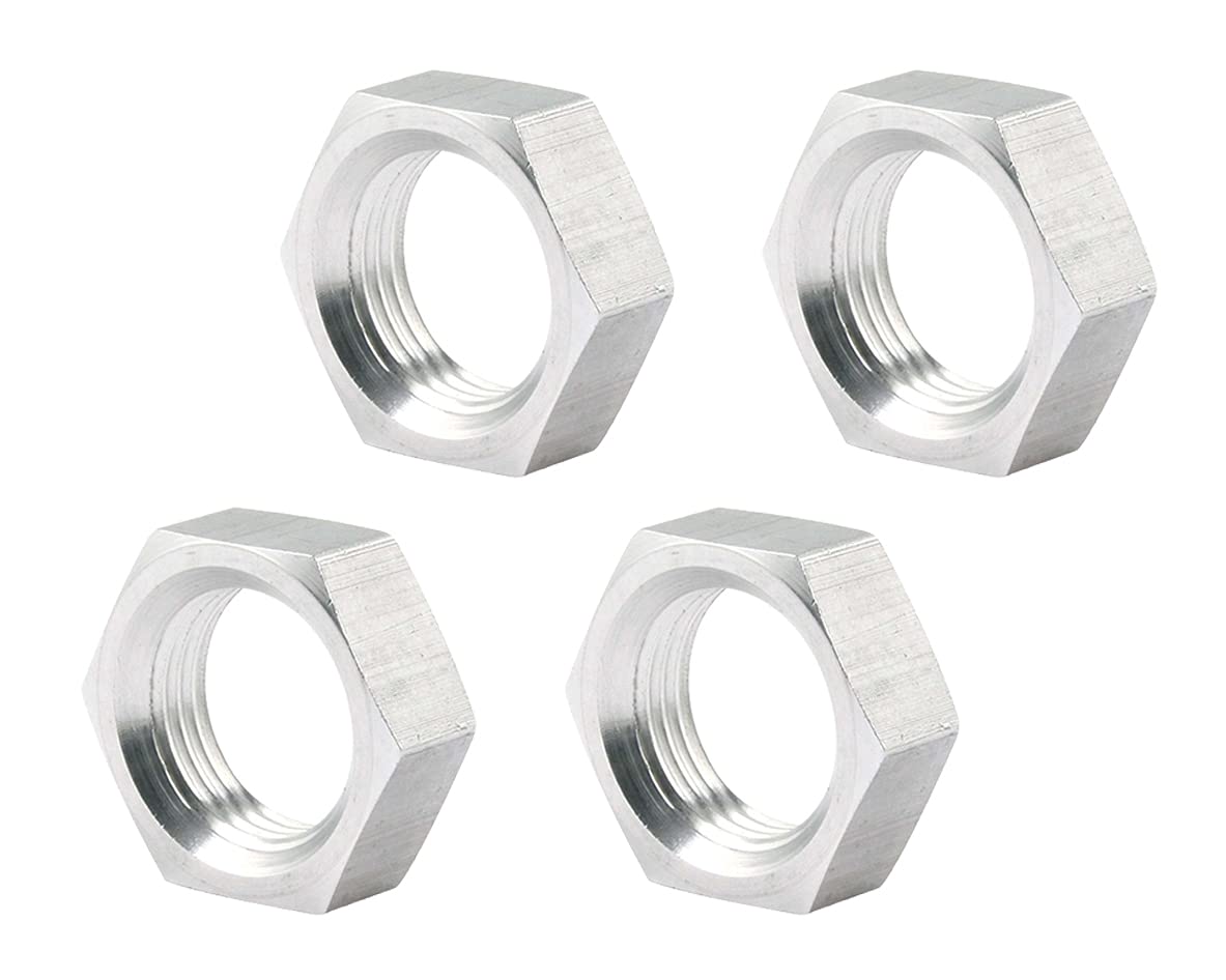 0.75 in. 16 Left Hand Steel Thin OD Jam Nuts - Pack of by Allstar Performance – 3/4-16 in, Alloy Steel, Zinc, Pack of 4, Model ALL18295