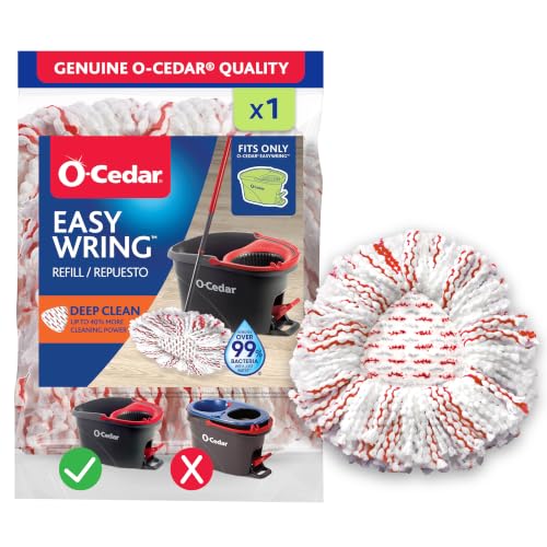 O-Cedar White / Deep Clean Refill / 1-Pack - Deep Clean Replacement Mop Heads