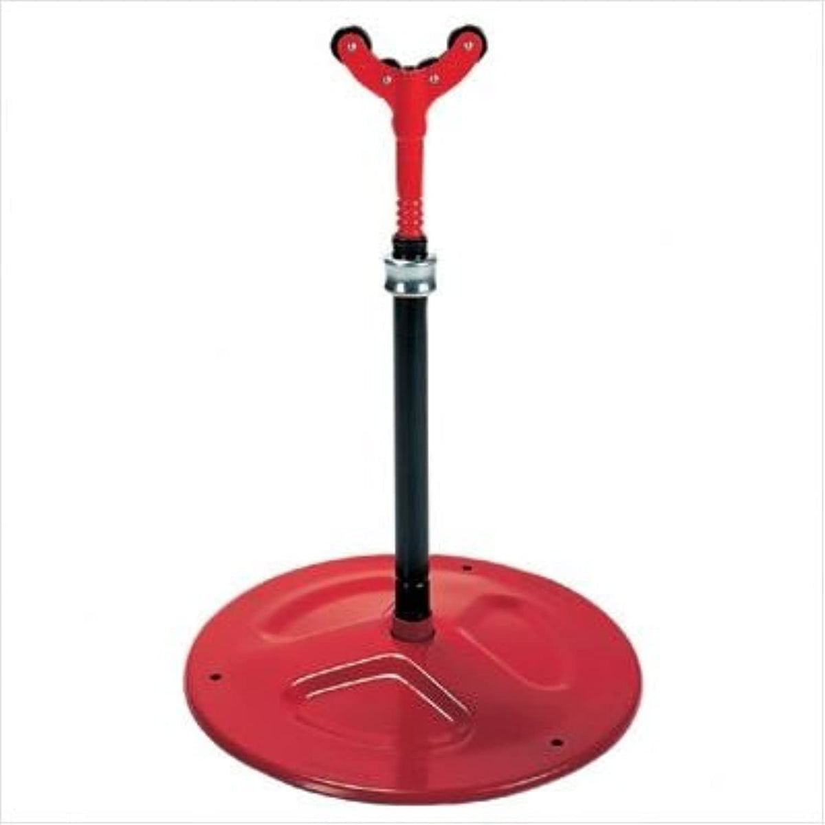 Conveyor High Head Pipe Stand by RIDGID – Small, Other, Red/Silver, Model 56682