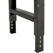 Adjustable Height Workbench C-Channel Leg by Global Industrial – 30"L x 72"W x 3"H, Steel, Black, Model 183991BK