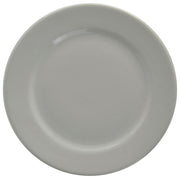 Dinner Plate with Rolled-Edge Bright White Stoneware - 9 3/4" Dia 24 Per Case by HUBERT – Large, Stoneware, Bright White, Pack of 24, Model BWWRC-9-HUB