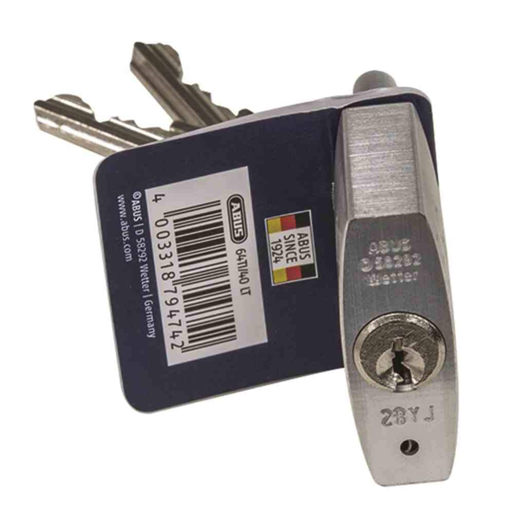 Padlock, Silver by ABUS – Alloy Steel Aluminium, Silver, Model 794803