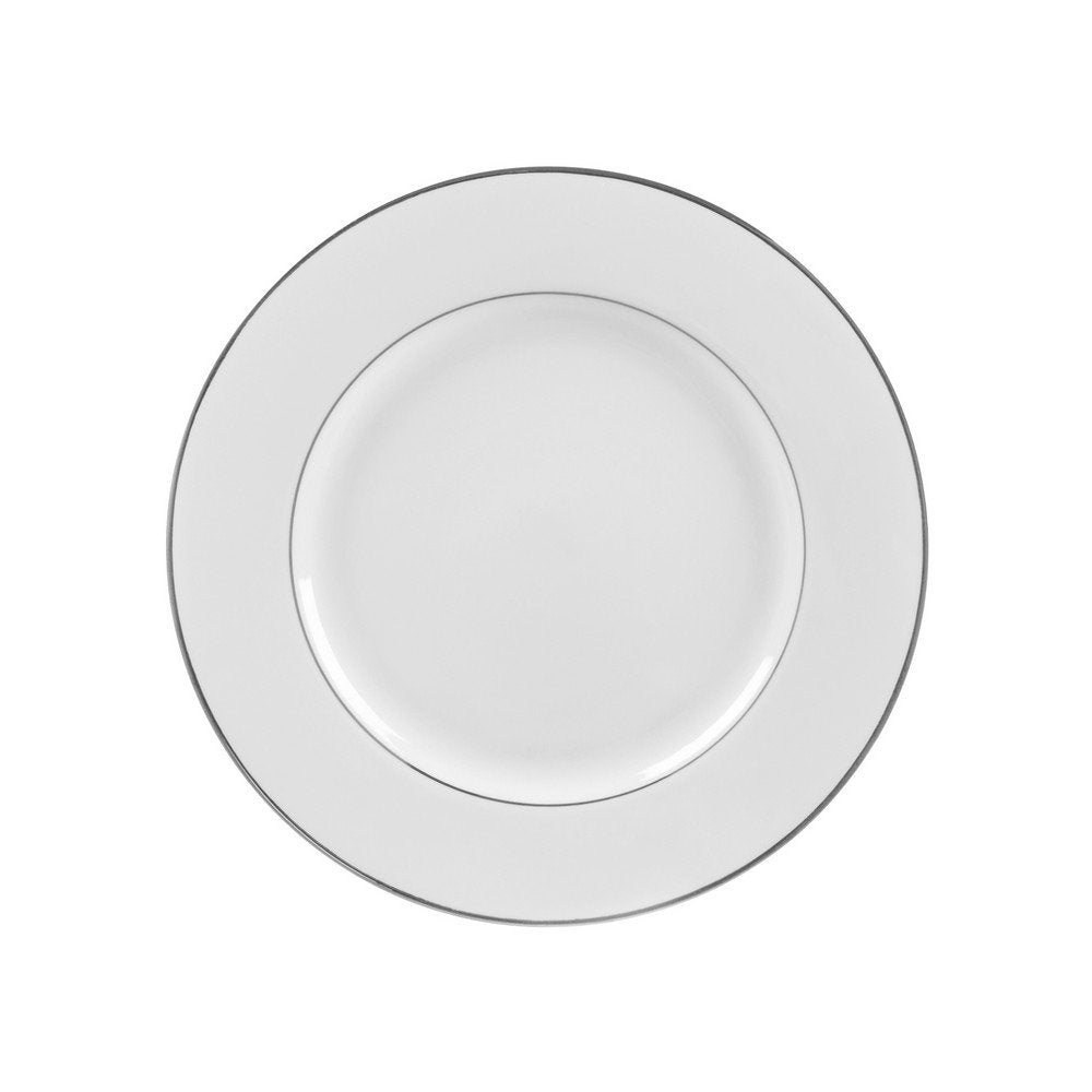 10 Strawberry Street Charger Plate / 12.25x-x1 / White/Silver Charger Plates
