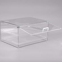 CAL-MIL 921 Straight Front Stackable Case, 19" x 14"