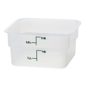 Cambro Clear / 2 QT / 1 Container Sets