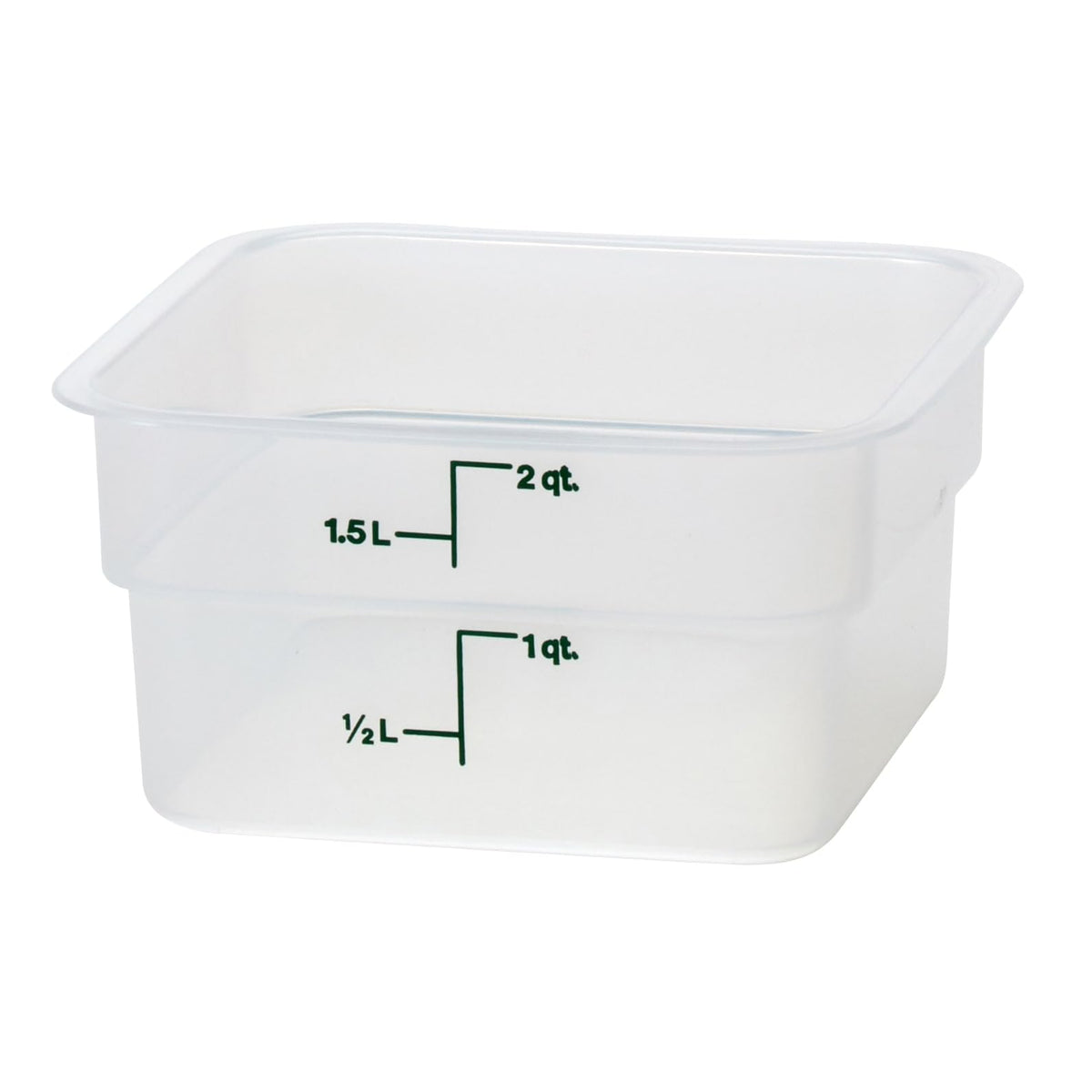 Cambro Clear / 2 QT / 1 Container Sets