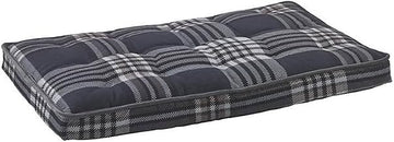 Luxury Microvelvet Crate Mattress | Greystone Tartan Plaid