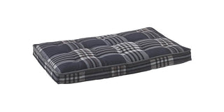 Luxury Microvelvet Crate Mattress | Greystone Tartan Plaid by Bowsers – Microvelvet, Greystone Tartan Plaid