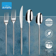 Amefa Silver / 3.35" H x 9.84" L x 4.5" W / Casual Dinner Forks