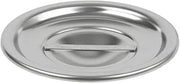 Royal Industries Bain Marie Solid Lid, Stainless Steel, 2 qt Cover, 4 7/8" Diam, Commercial Grade