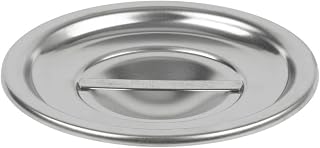 Royal Industries Bain Marie Solid Lid, Stainless Steel, 2 qt Cover, 4 7/8" Diam, Commercial Grade