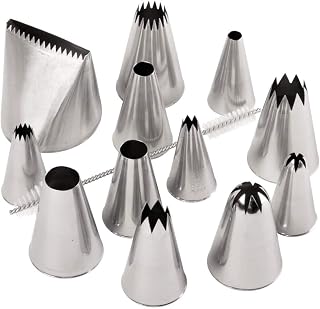 Ateco Jumbo Tip Set, Silver