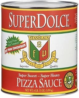 Stanislaus Super Dolce Pizza Sauce #10, Pack of 6