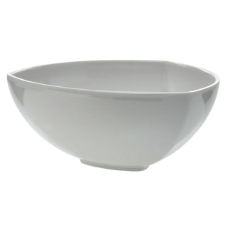 Triangle Shape Serving Bowl 73 oz White Melamine - 10"L x 10"W x 4 3/8"H by HUBERT – 73.0 ounces, Melamine, White, Model 6510-W