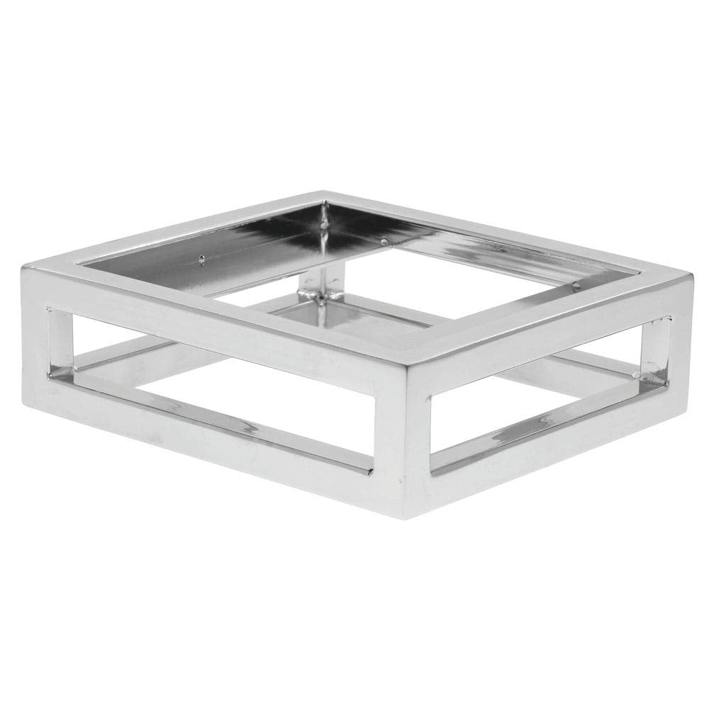 Cerve Collection Chrome Sixth Size Housing - 2"H by HUBERT – Metal, Grey