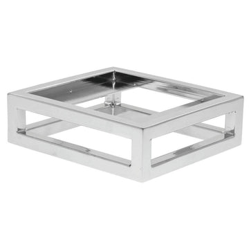 Cerve Collection Chrome Sixth Size Housing - 2"H by HUBERT – Metal, Grey