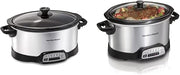 Hamilton Beach Programmable Slow Cookers with Flexible Easy Programming, Silver