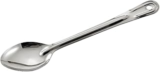 Winco 11" Stainless Steel Basting Solid Spoon