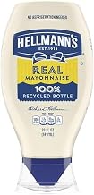 Hellmanns Real Mayonnaise Spread, 20 Fluid Ounce Squeeze Bottle -- 12 per case.