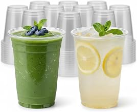 20oz Crystal Clear PET Plastic Cups (Case of 1000)