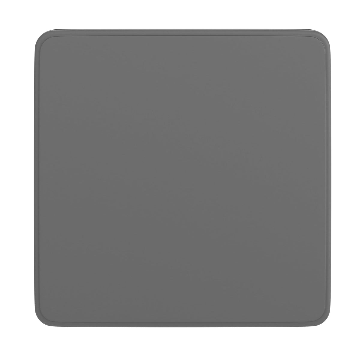Kids 24x24 in Plastic Locking Folding Table by Flash Furniture – 24" Square, Steel, Plastic, Granite Gray, Model RB-2424-KID-GY-GG