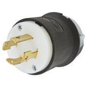 Locking Plug by Hubbell – Hubbell, Nylon, Black, White, Model HBL2721