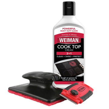 Glass & Ceramic Cooktop by Weiman – 10 Ounce (Pack of 1), Cooktop, Polish & Cleaning Tools, Model 608ZBP
