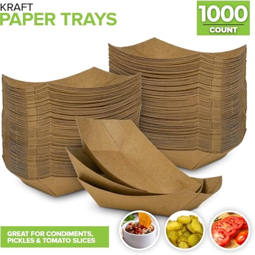 Stock Your Home 20 Pack / Brown / Casual Serving Trays
