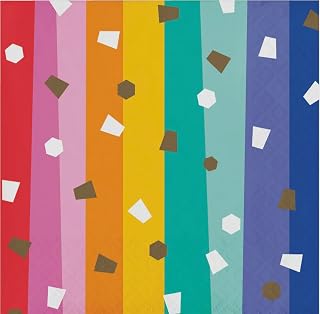 Creative Converting 368260 Napkin, 5", Multicolor