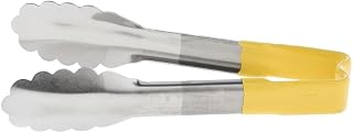 Vollrath S/S Yellow Handled 6" Tong