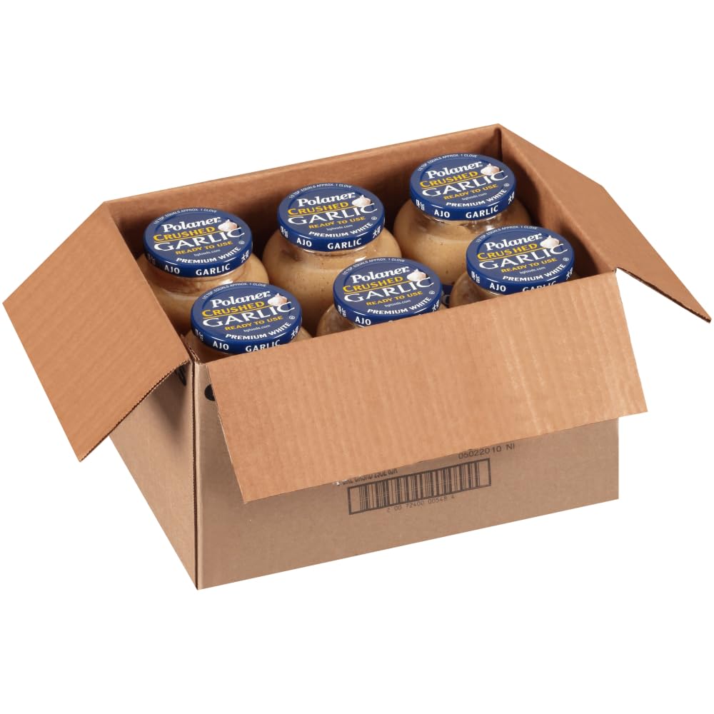 Polaner Crushed Garlic by BG(0002698761) – 25 Ounce, Pack of 6