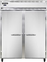 Continental Refrigerator 2RE-SS Extra-Wide Two Section Reach In Refrigerator, 57"W, Full Stainless