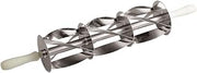 PADERNO World Cuisine Stainless Steel Triple Croissant Cutter, Gray