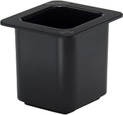 Cambro 66CF110 ColdFest Black 1/6 Size 6" H Cold Food Pan