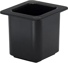 Cambro 66CF110 ColdFest Black 1/6 Size 6" H Cold Food Pan
